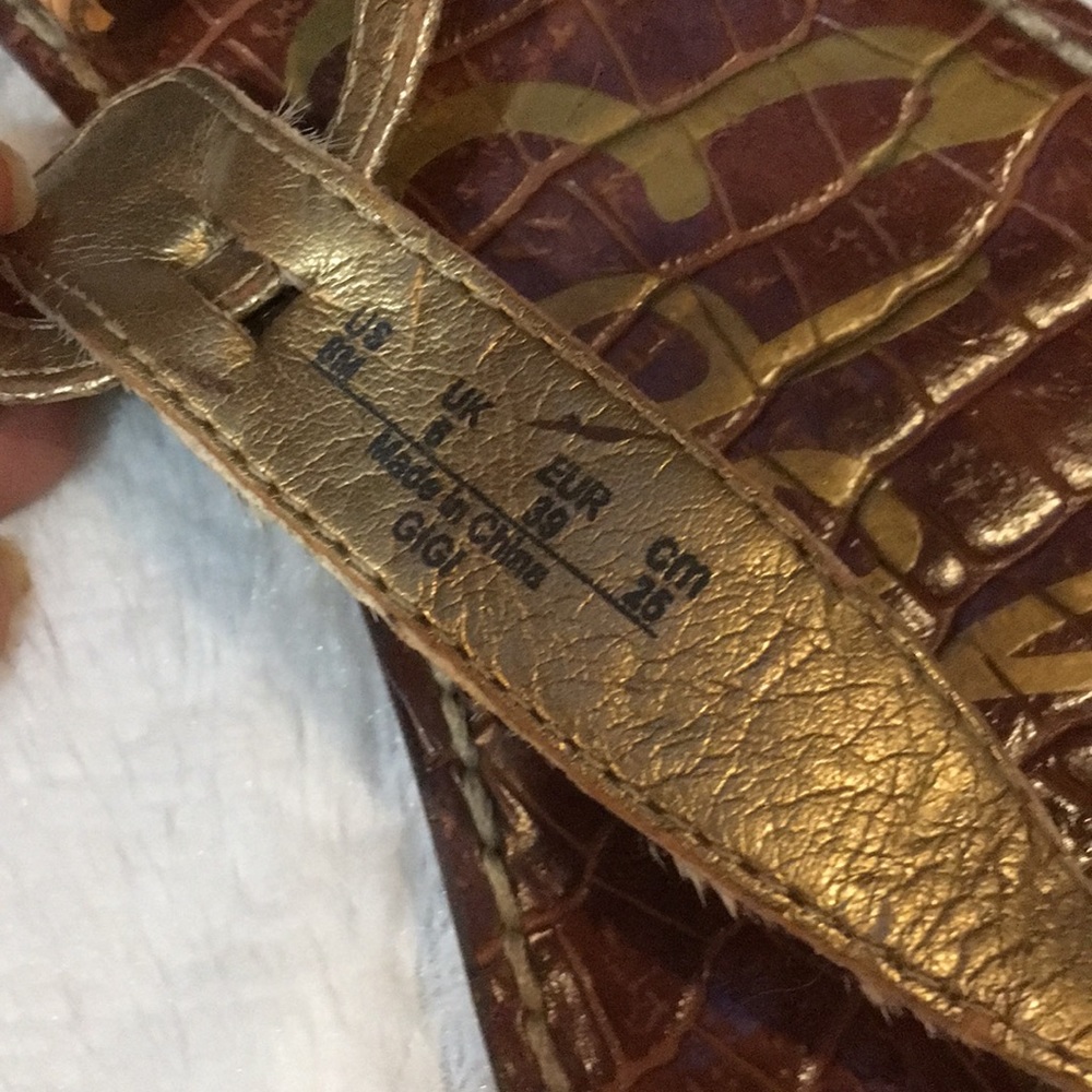 Sam Edelman Gigi Zebra Sandals - Picture 6 of 8